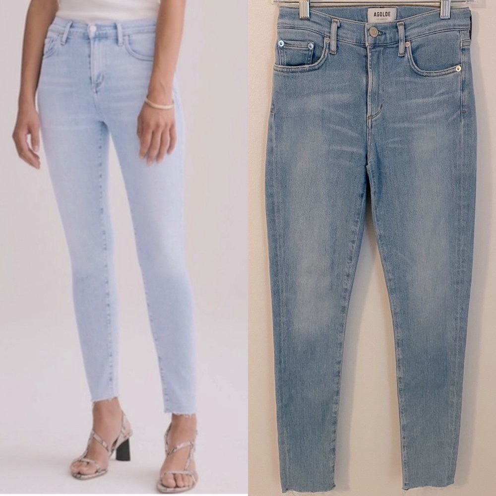 AGOLDE Sophie High Rise Skinny Jeans 26